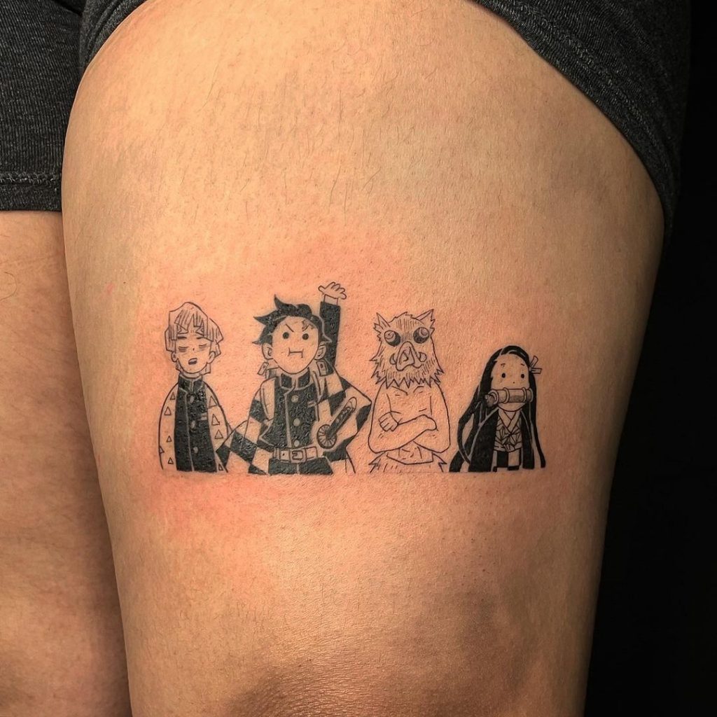 25 Small Anime Tattoos for Anime Lovers in 2021 Small Tattoos & Ideas