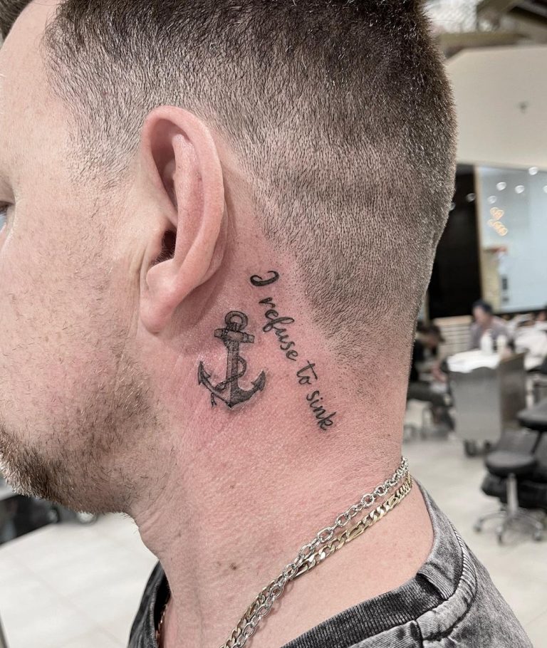 25 Small Neck Tattoos for Men in 2021  Small Tattoos  Ideas