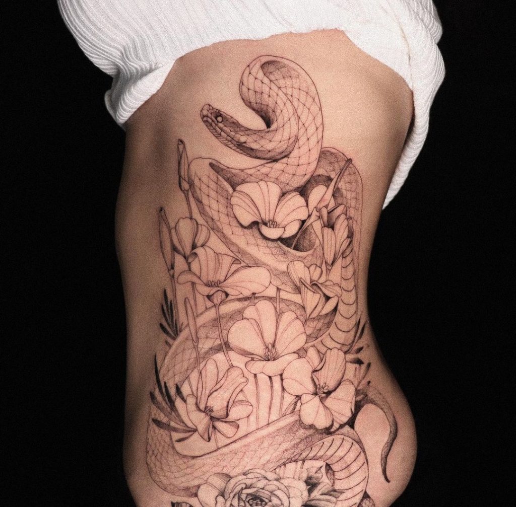 Serpent tattoo