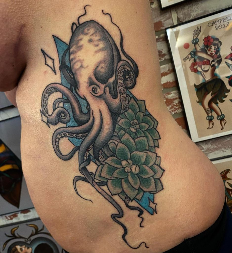 Ocean-inspired tattoo