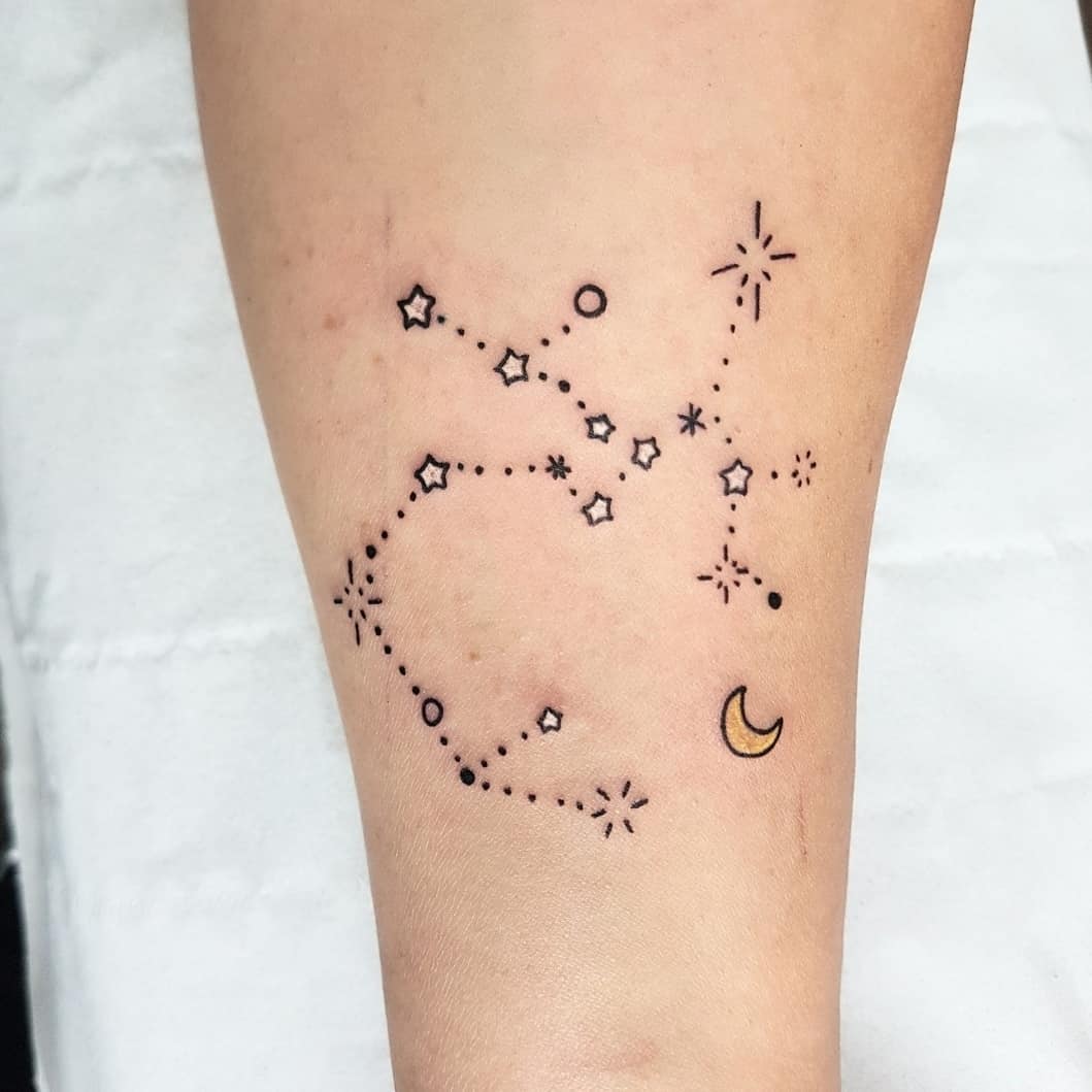 Sky tattoos on arm