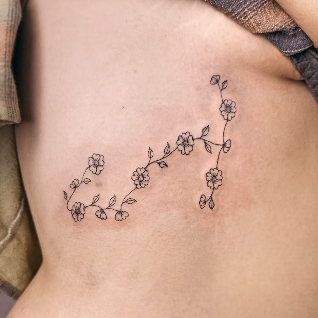 scorpio constellation tattoos