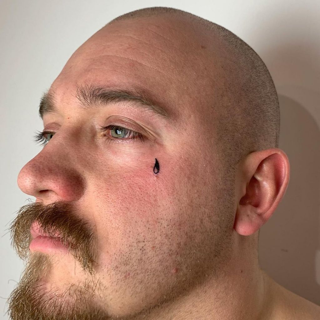 Basic teardrop tattoos