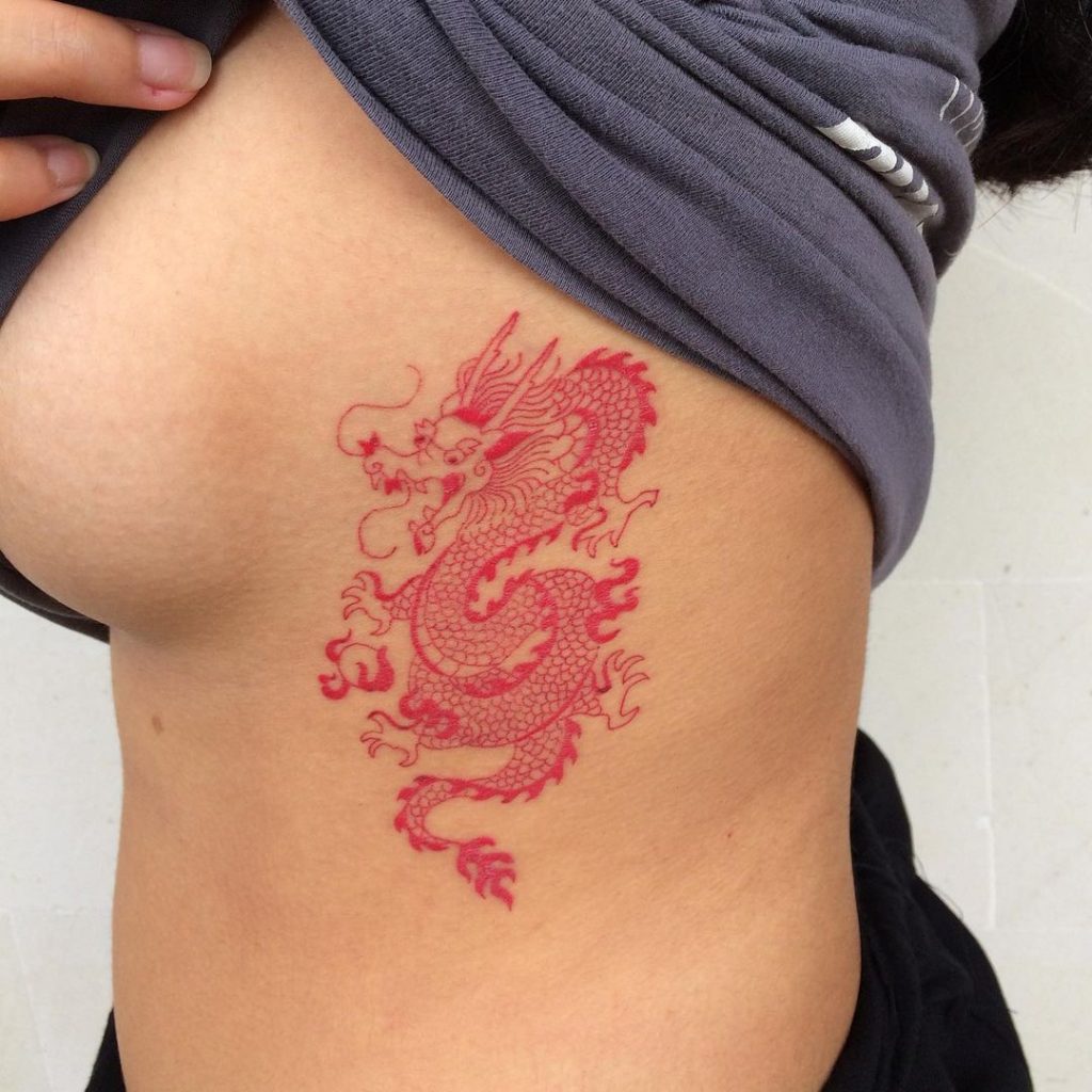 bright chinese dragon tattoos