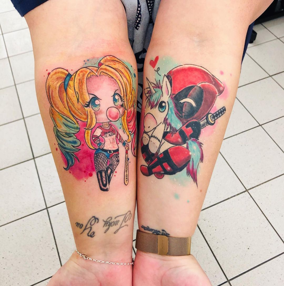 24 Harley Quinn Tattoos for Comic Lovers in 2021 Page 3 of 5 Small