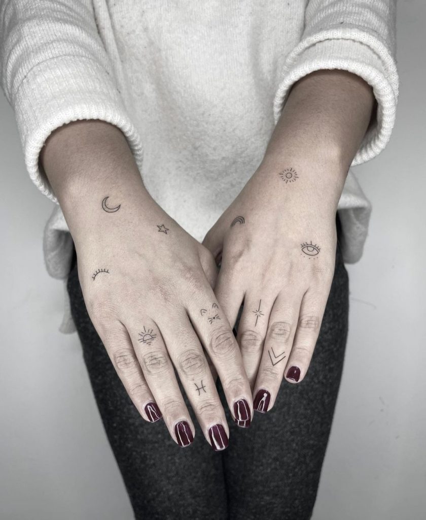 Small hand tattoos