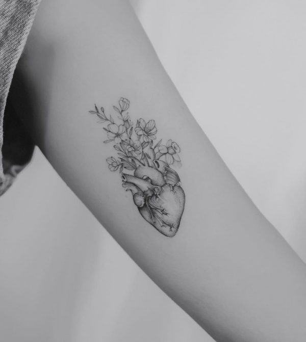 23 Heart Tattoos for Lovers in 2021