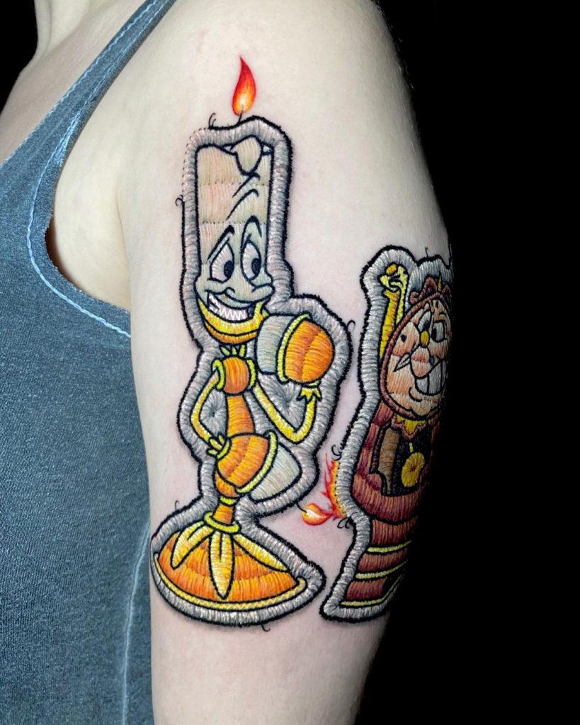 Beauty and the beast tattoo