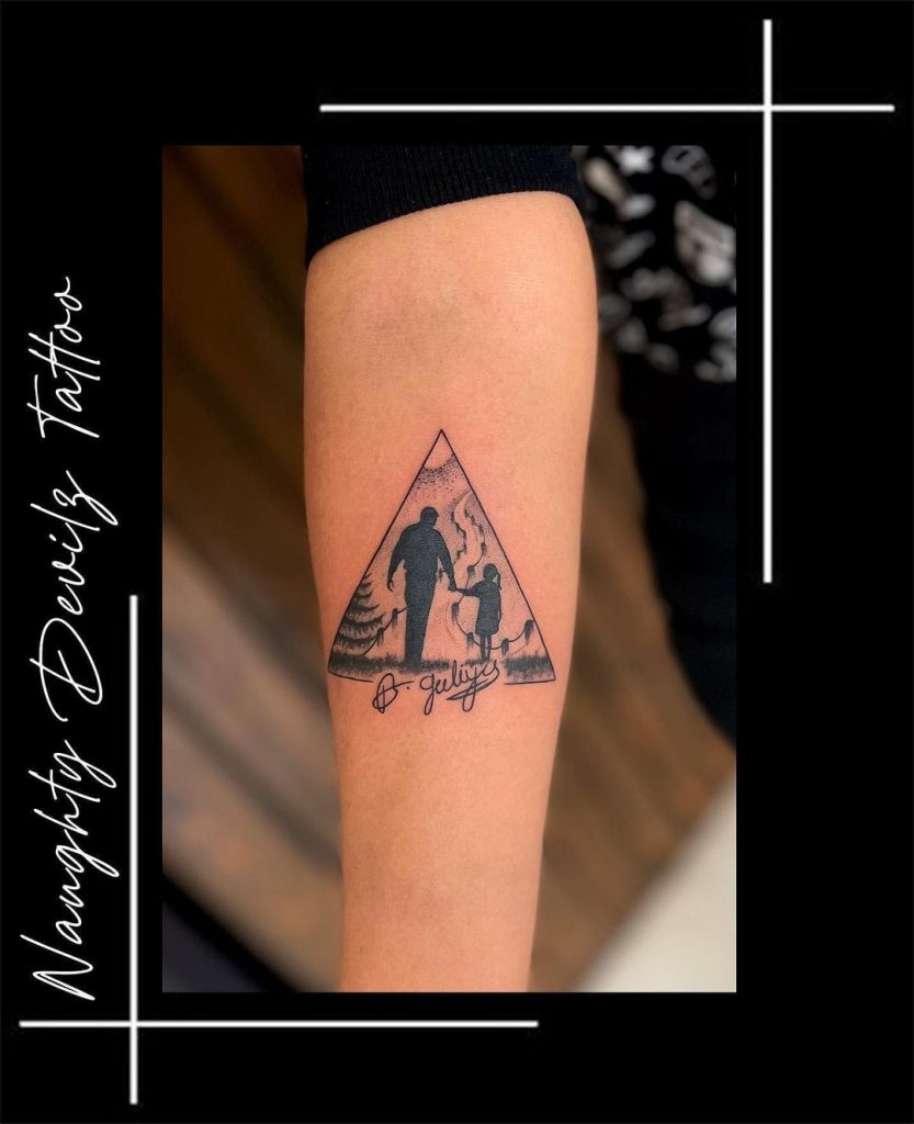 small father daughter tattoos