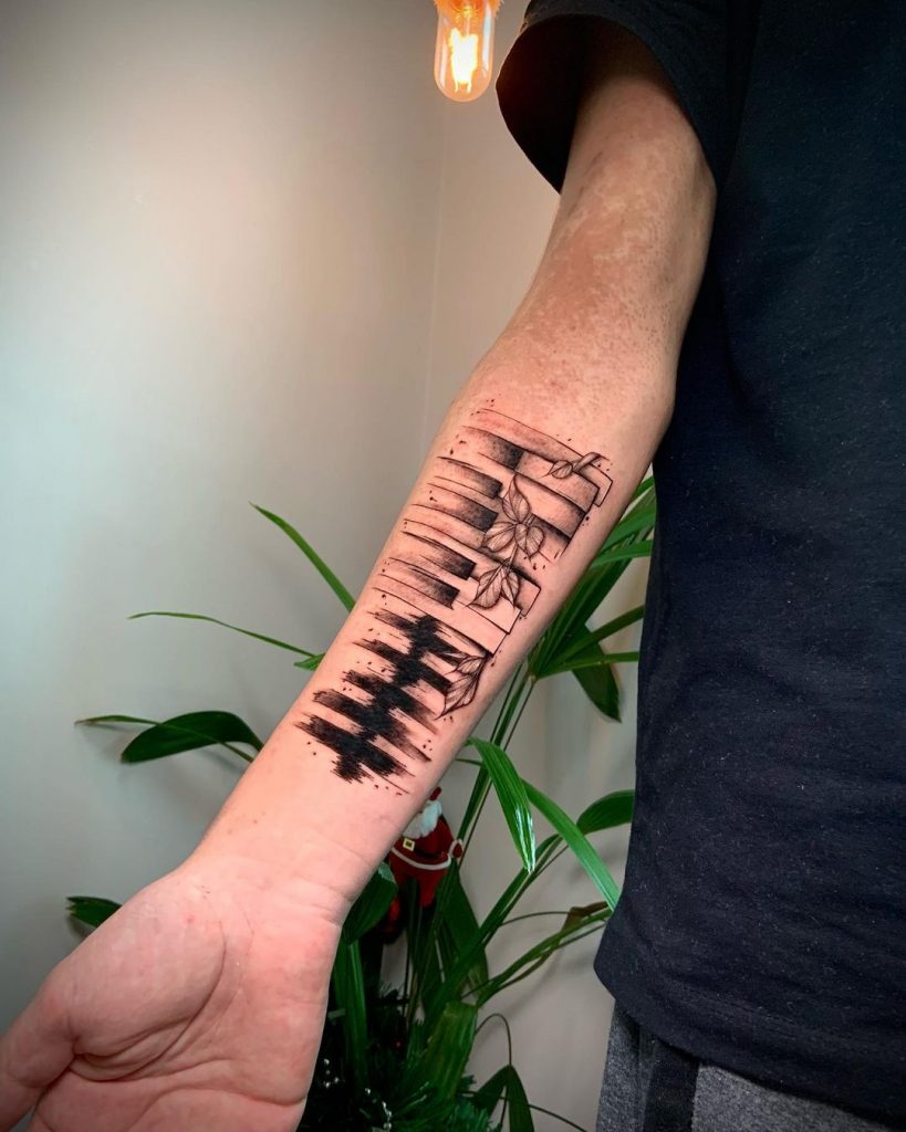 piano music tattoos