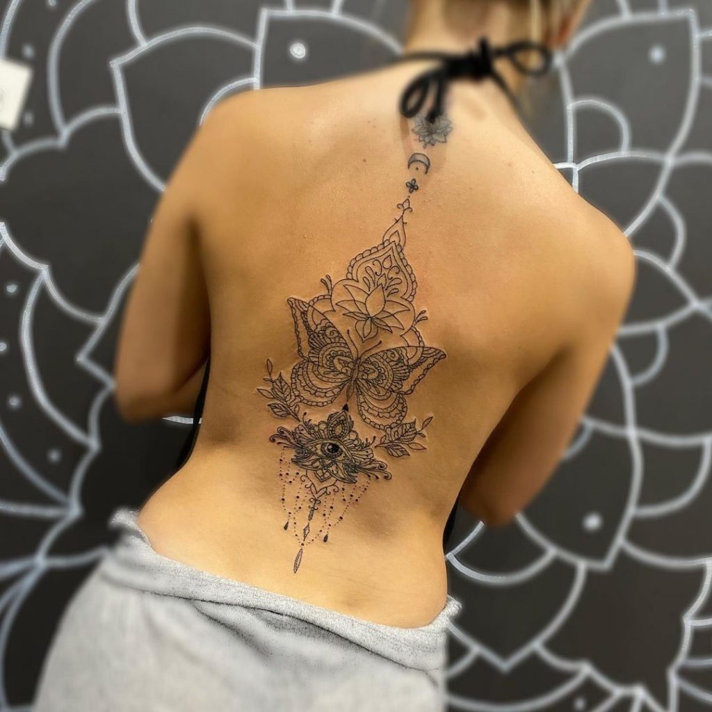 magnificent back tattoo