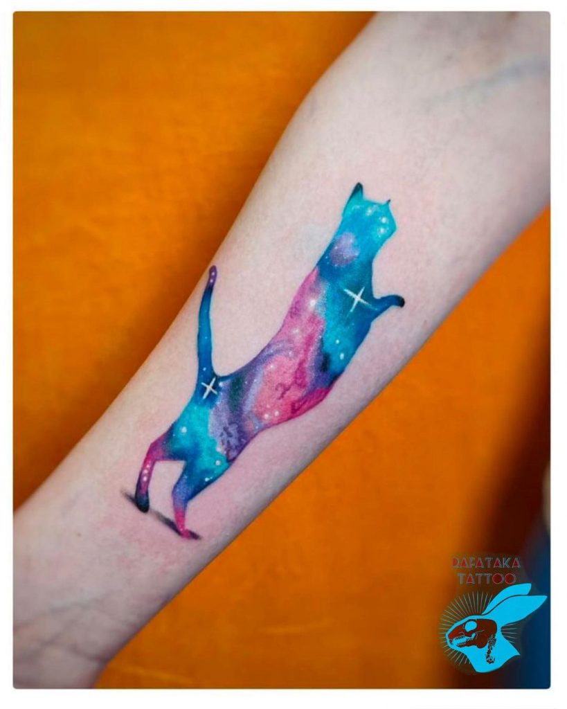 dreamy blue body art