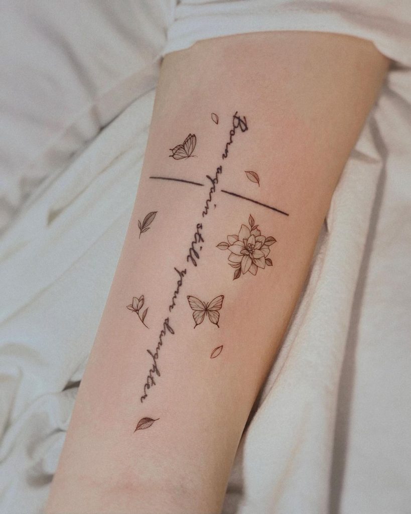 aesthetic writing as tattoos