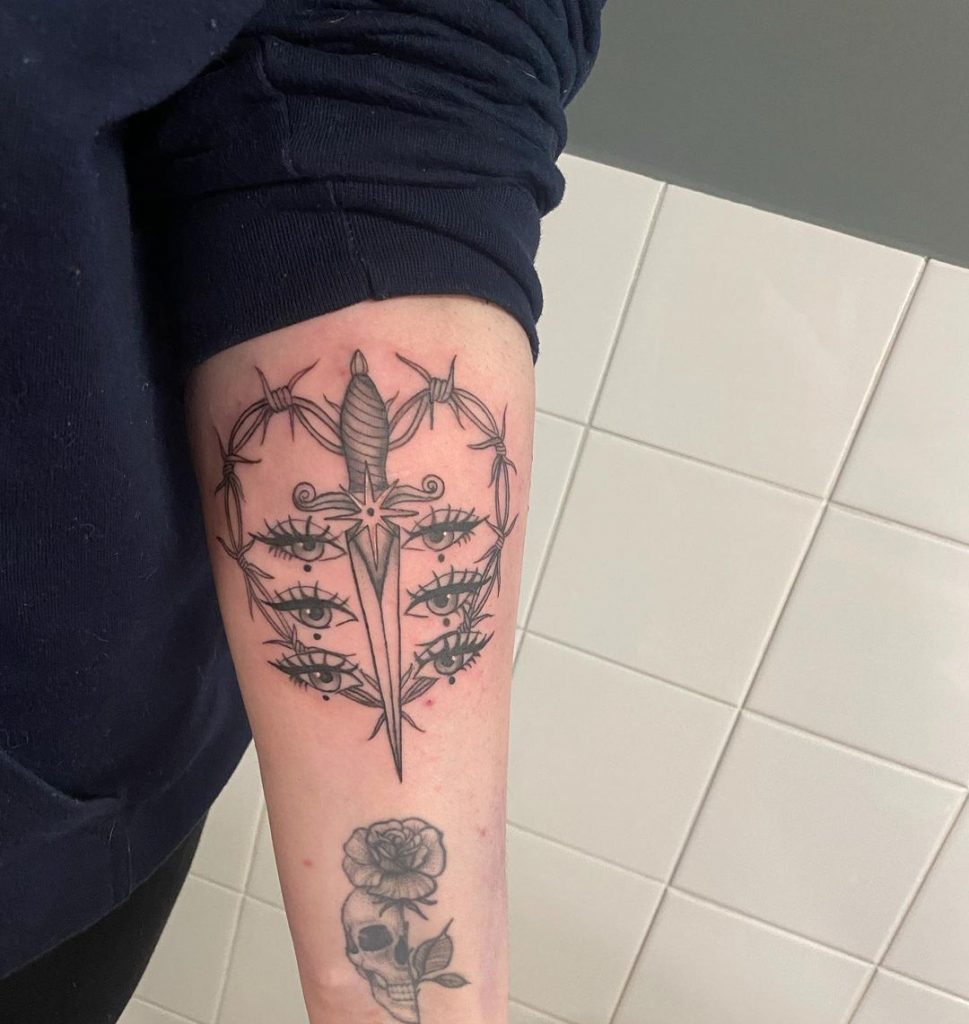 eyes as aesthetic tattoo