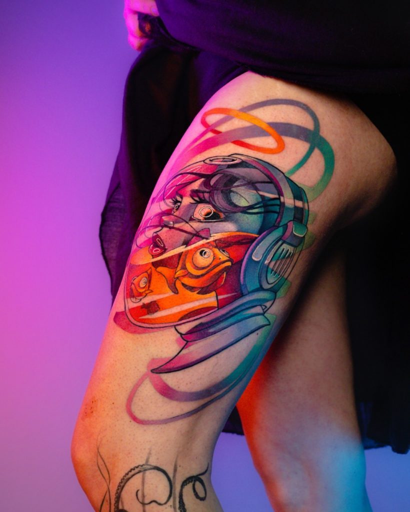 colorful aesthetic tattoos