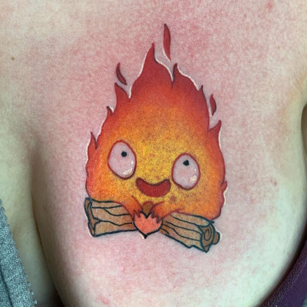 howl's moving castle tattoo