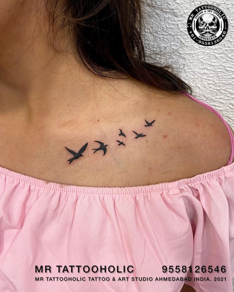 birds as aesthetic tattoos