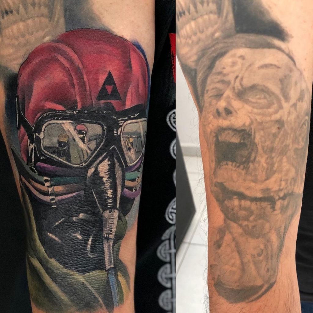 punk rock cover up tattoos