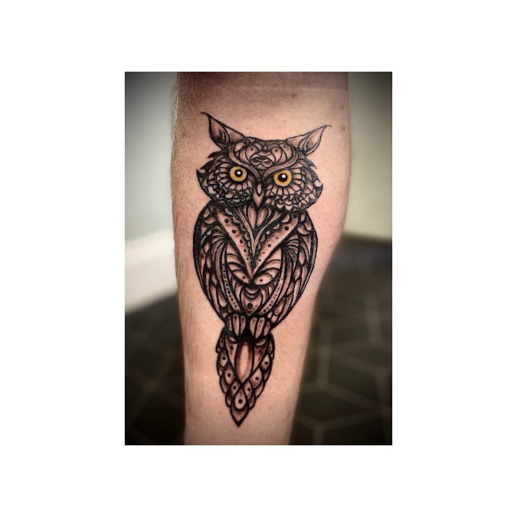 owl body art