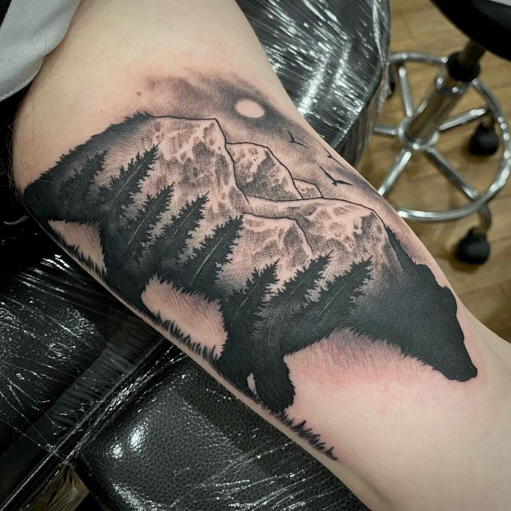 landscape tattoos