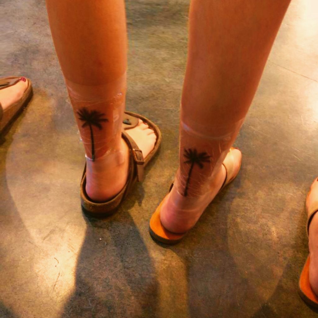 palm matching tattoo