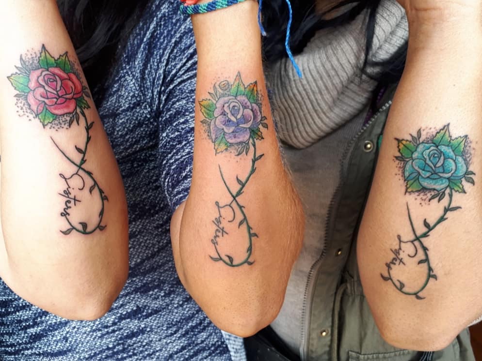 sister rose tattoo