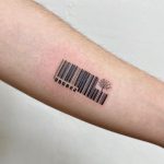 Simple Barcode Tattoo
