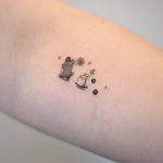 Totoro with Dandelion Tattoo