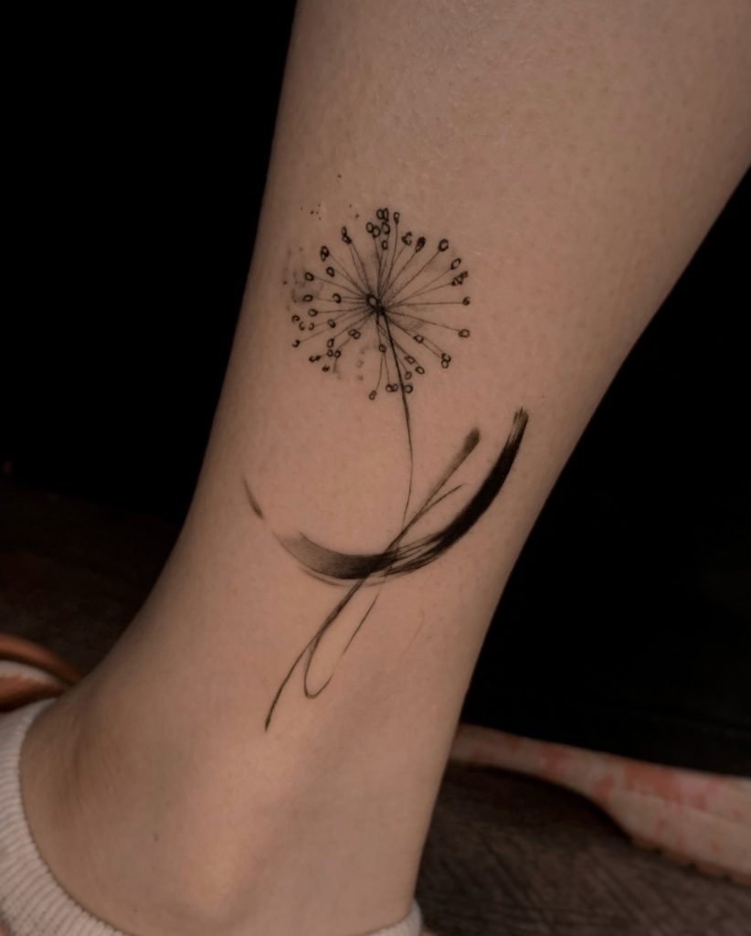 Brushstroke Dandelion