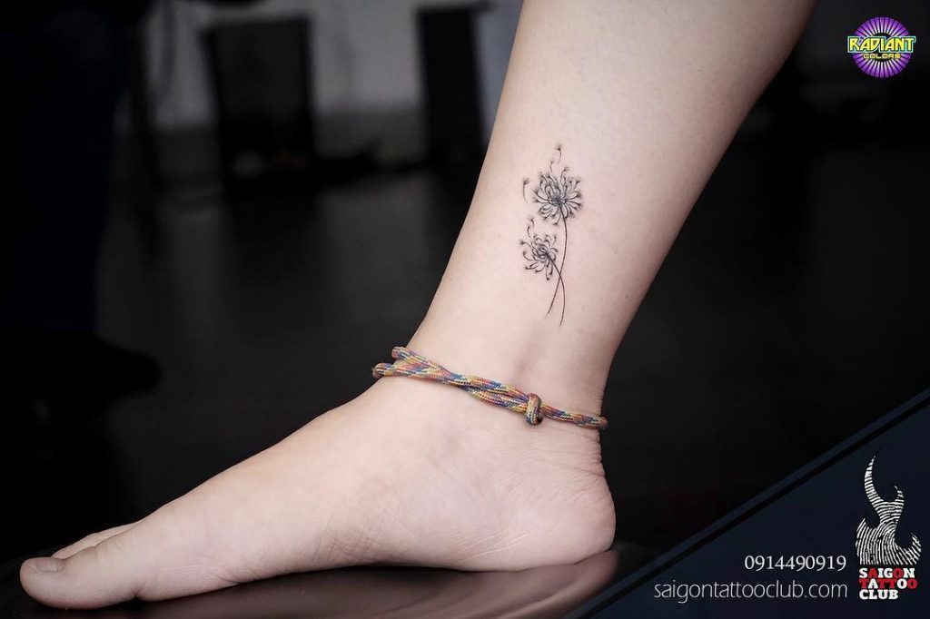 Wrist Dandelion Tattoo
